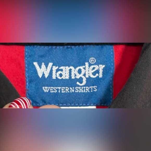 Wrangler Vintage Snap Button Western Shirt - Picture 2 of 5